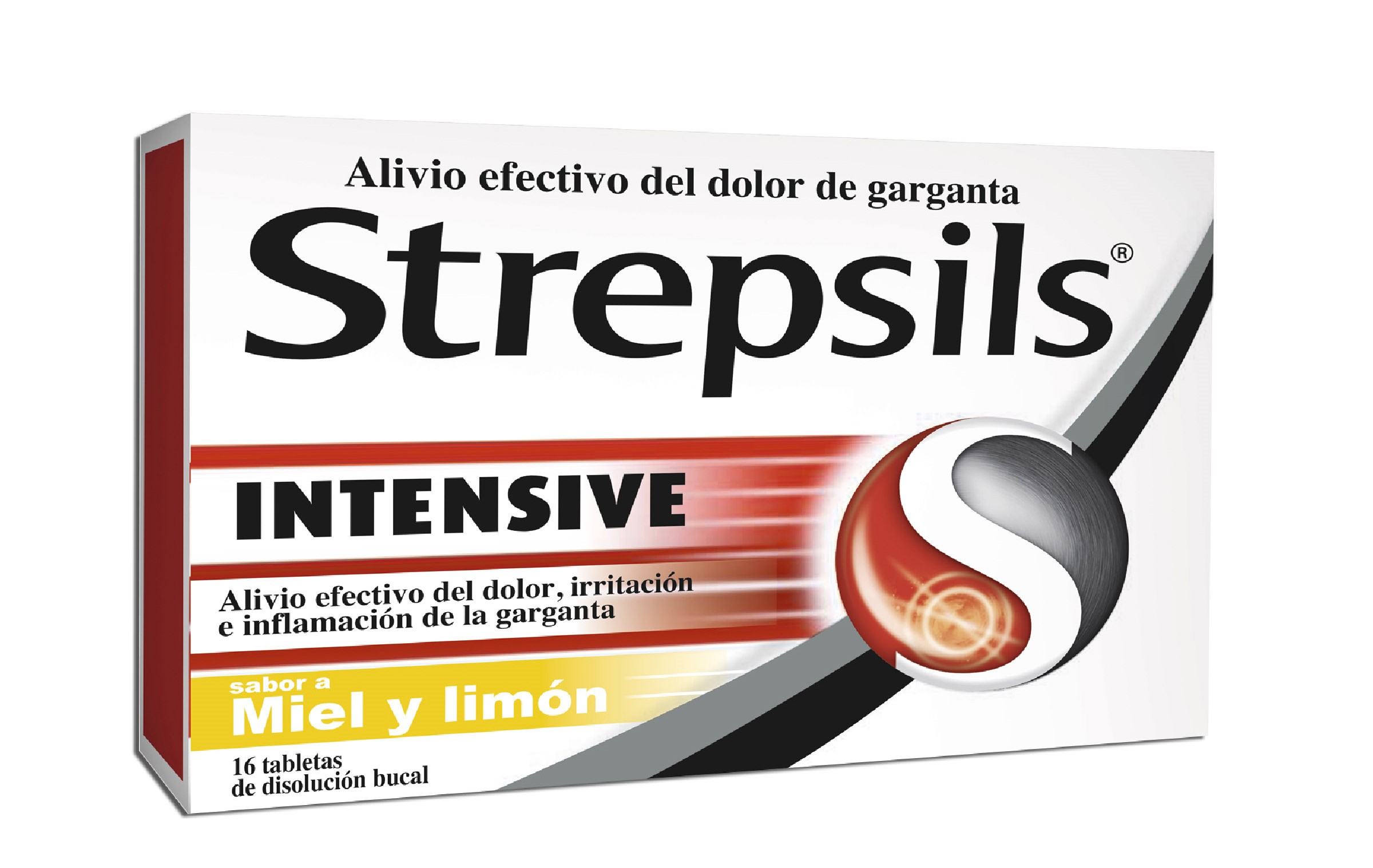 Strepsils Intensive Flurbiprofeno 8.75 Mg Sabor A Miel Y Limon