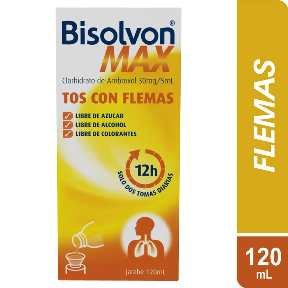 Bisolvon Max Clorhidrato De Ambroxol 30 Mg