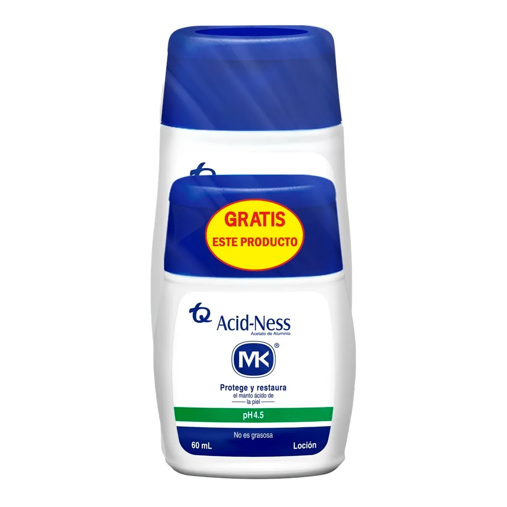 Acid-Ness Acetato De Aluminio Locion +60 Ml Gratis