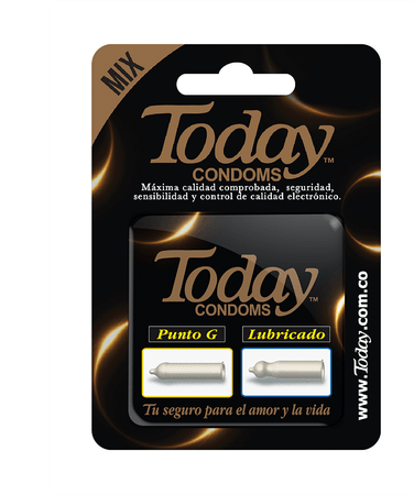 Preservativo Today Mix Lubricado Punto G