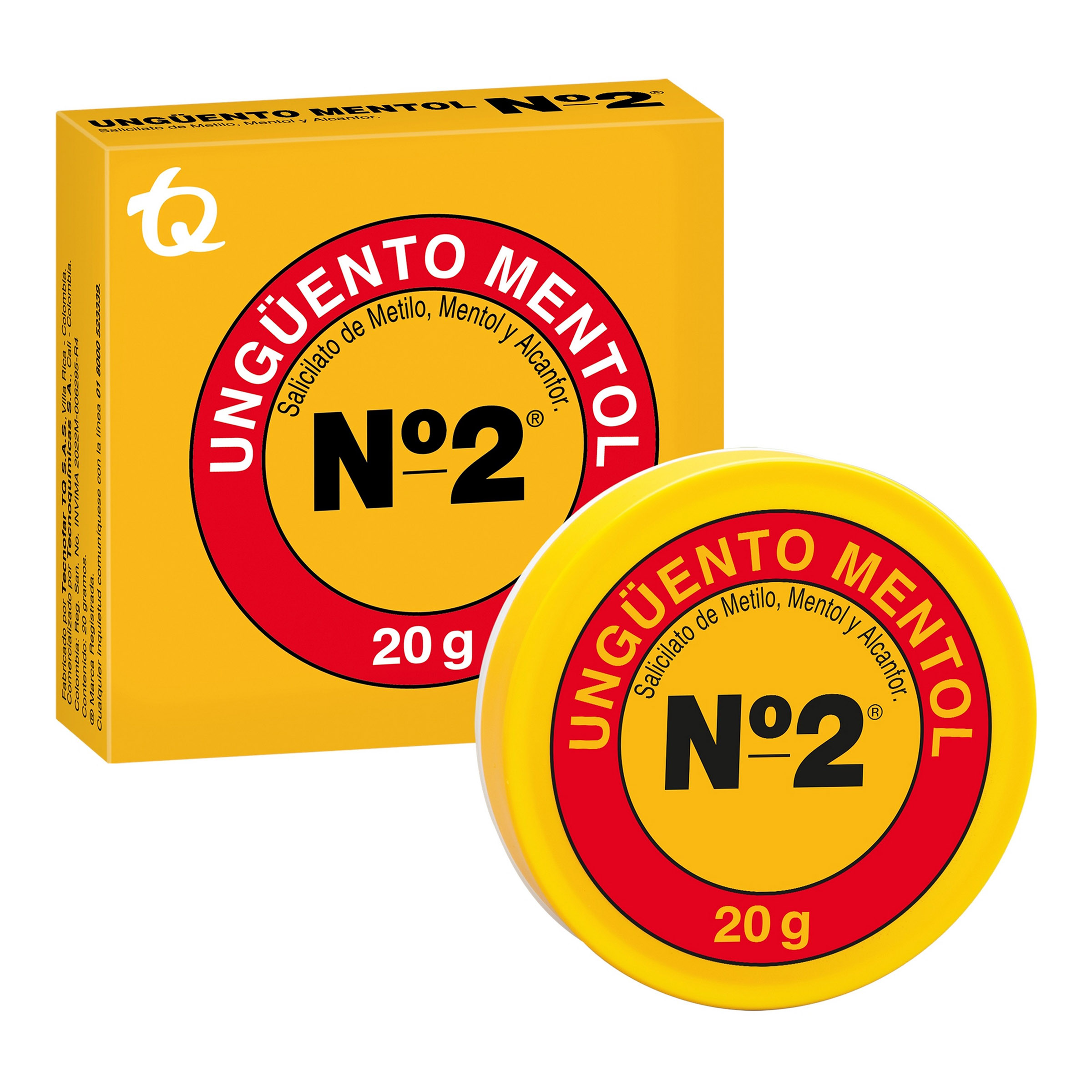 UNGUENTO MENTOL # 2 20 GR