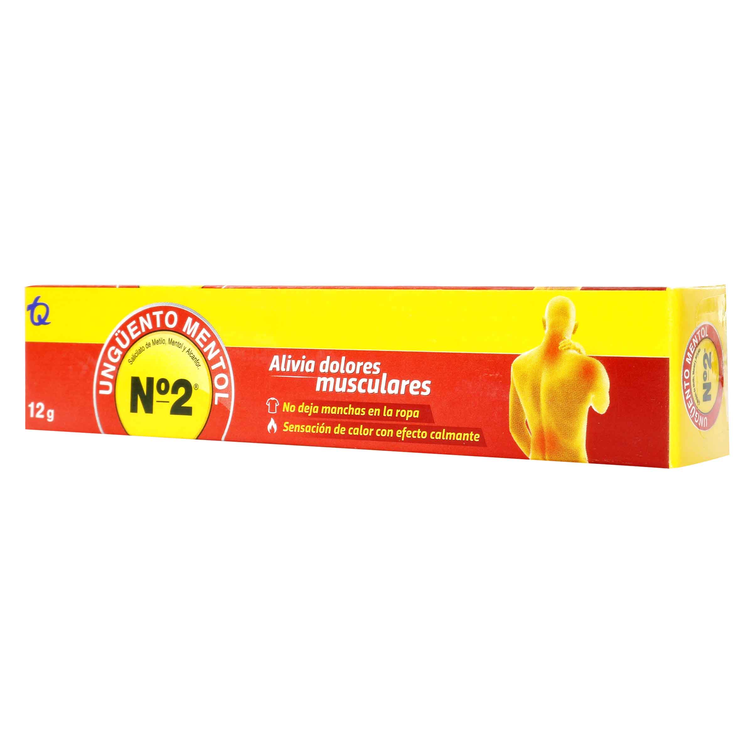 UNGUENTO MENTOL # 2  12 GR TUBO