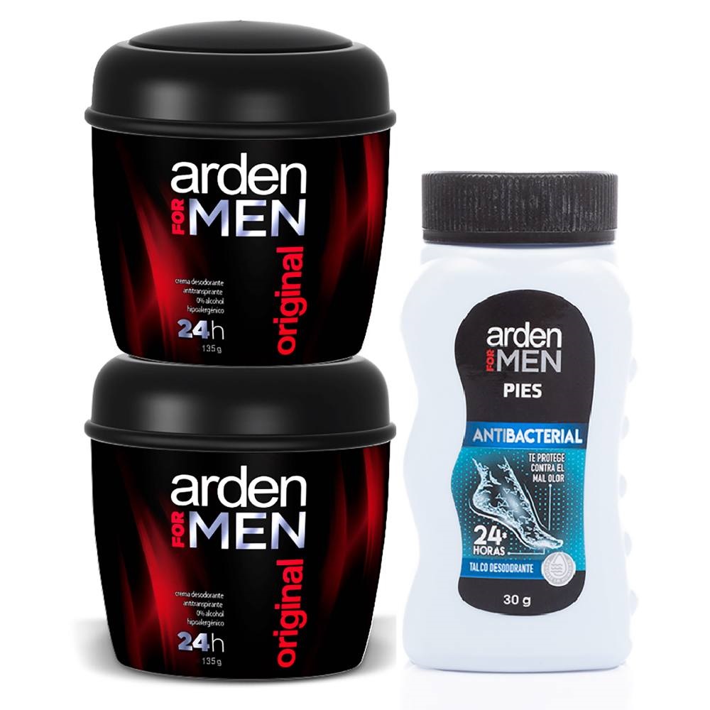 Desodorante Arden For Men Crema 135 Gr + Talco 30 Gr