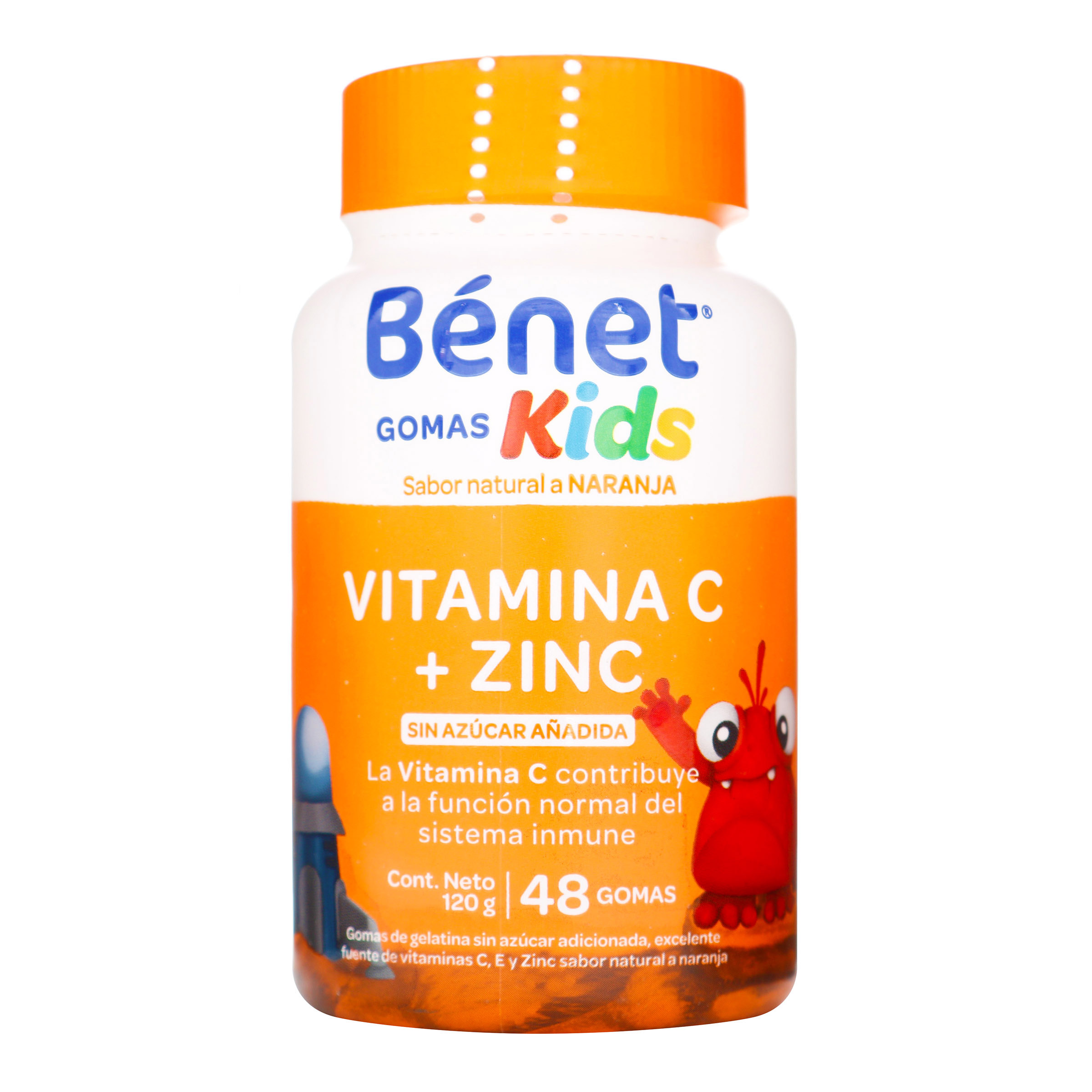 BENET GOMAS KIDS VITAMINA ZINC 120 GR 48 UNI