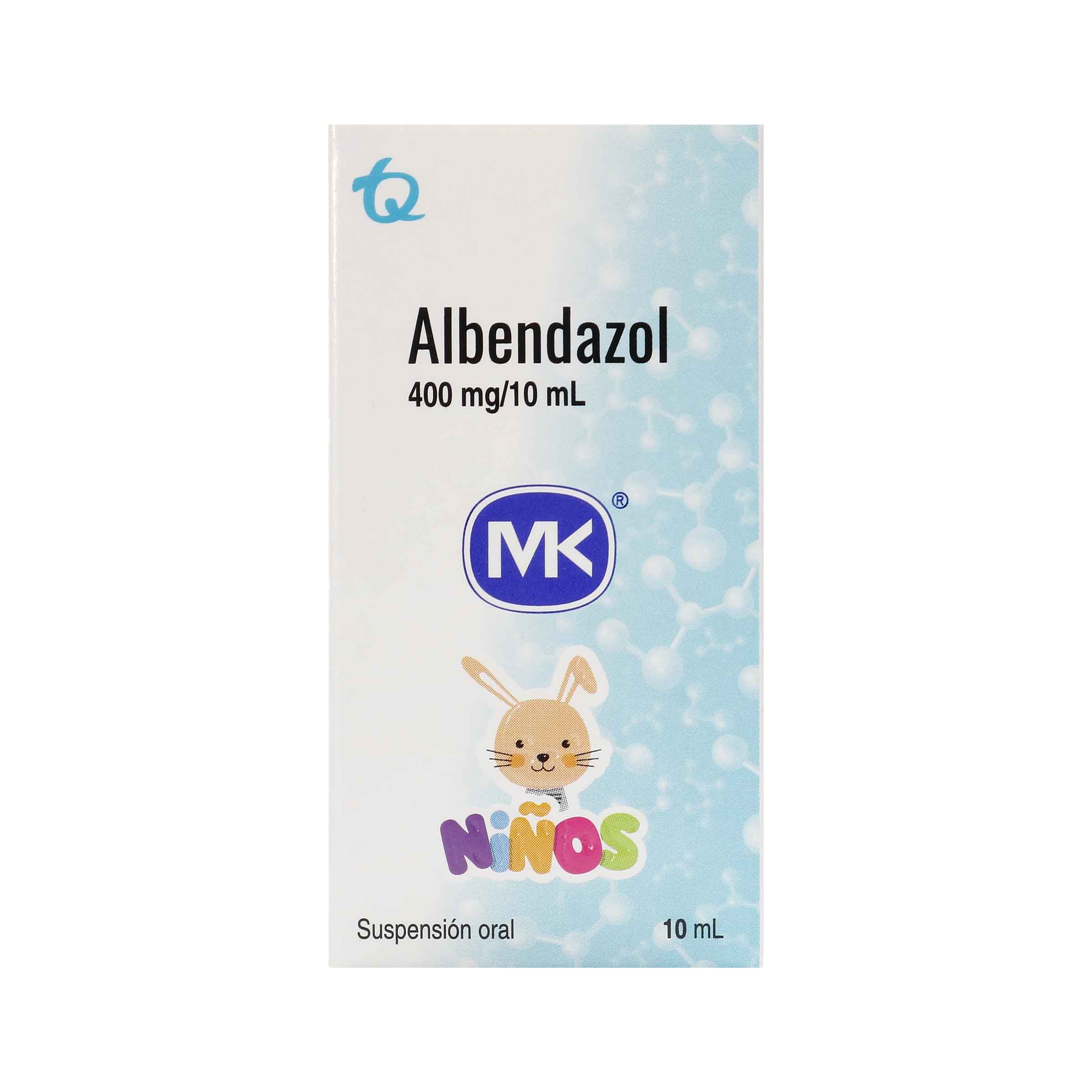 Albendazol Niños Suspensión 400 Mg Mk