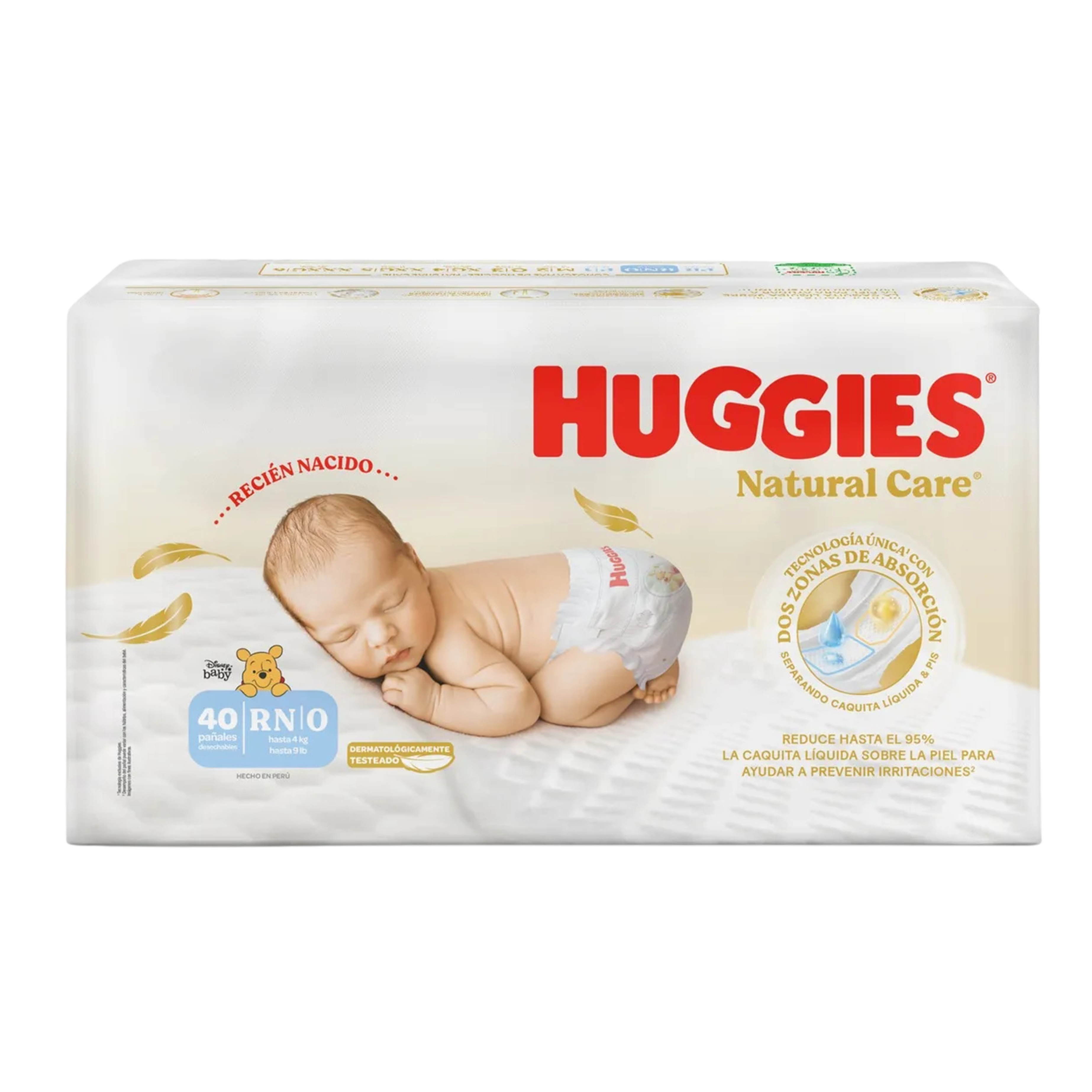 Pañal Huggies Natural Care Recien Nacido