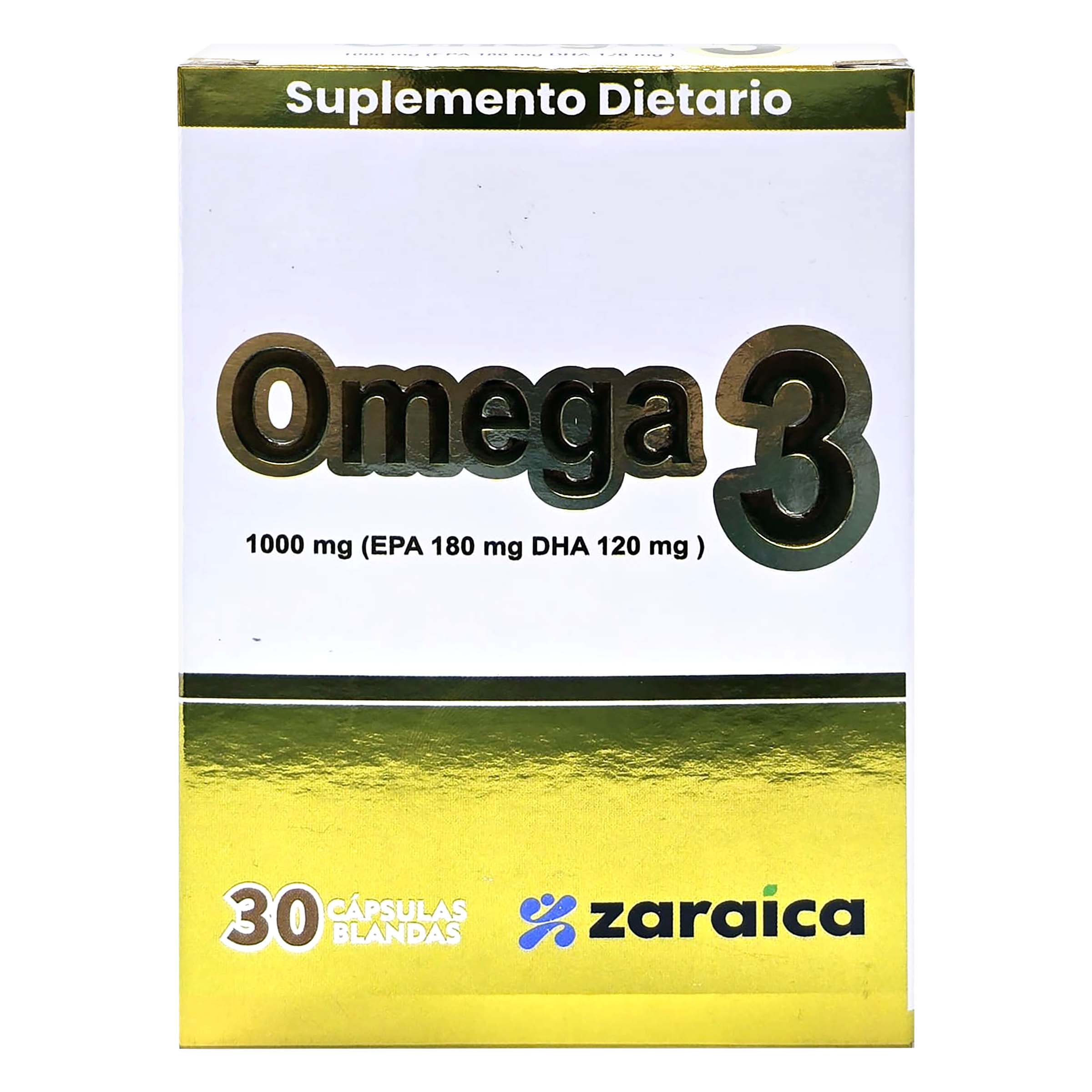 Omega 3 1000 Mg Epa 180 MG Dha 120 Mg 30 CAPSULAS