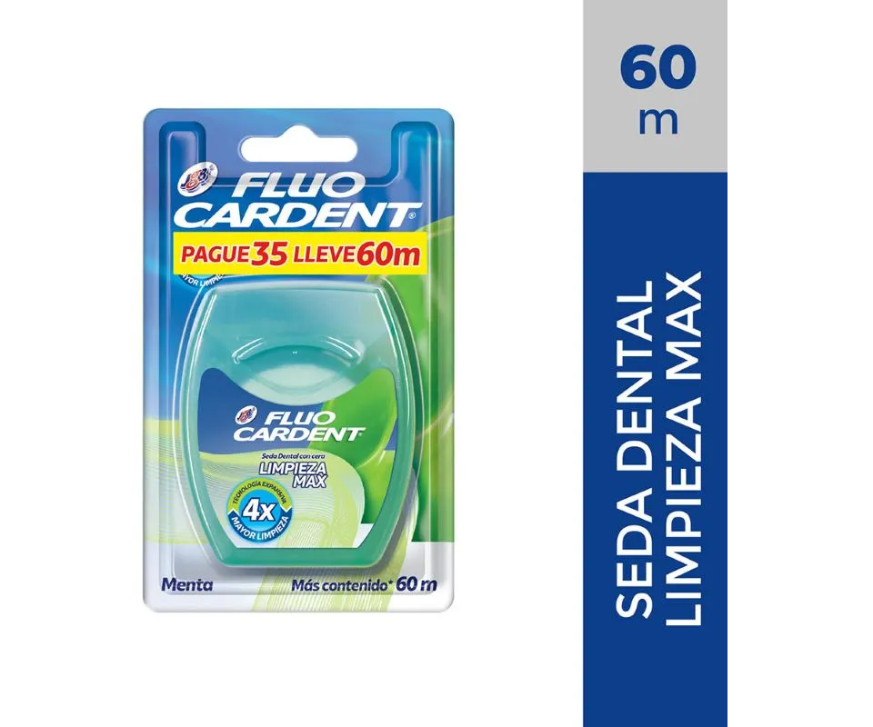 Seda Dental Fluocardent Limpieza Maxima menta