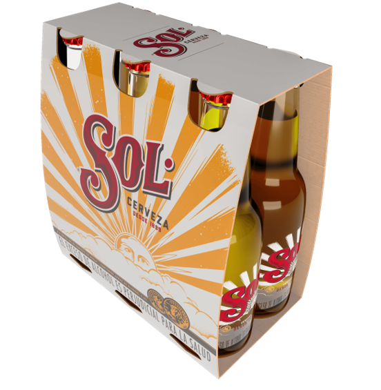 Cerveza Sol Botella Six Pack 250 ml