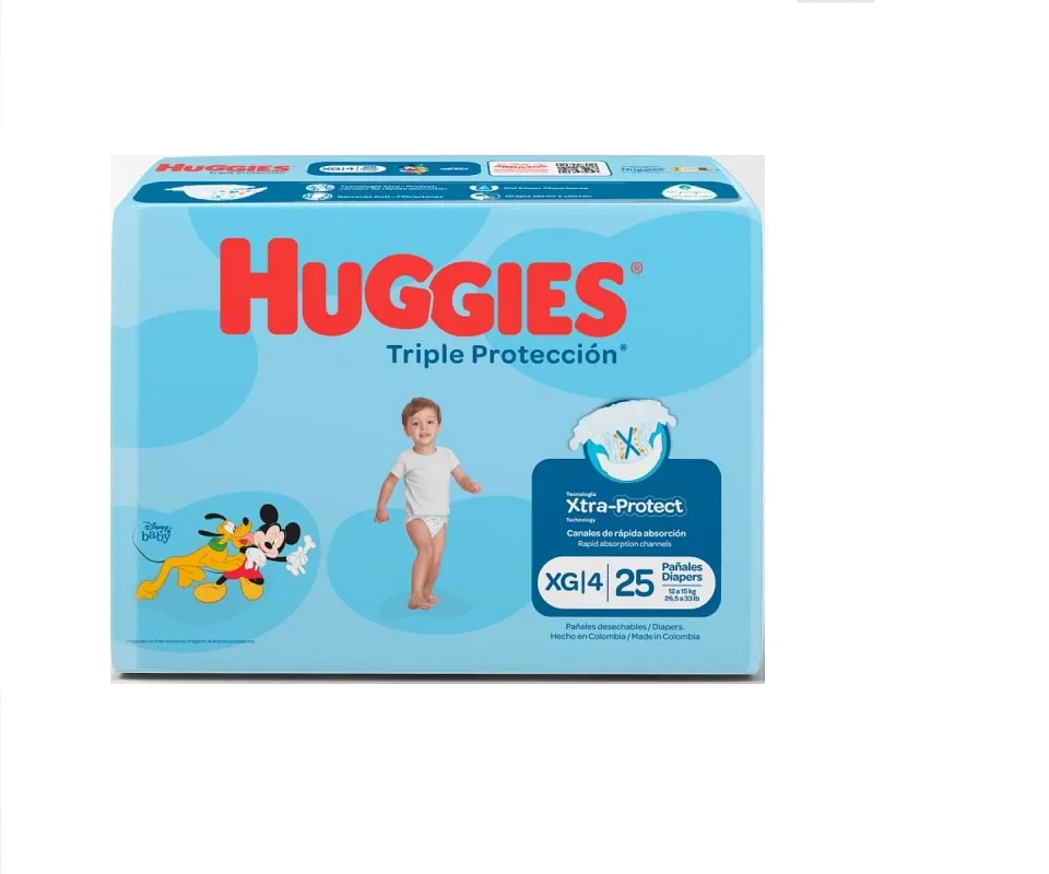 Pañal Huggies Triple Protección XG