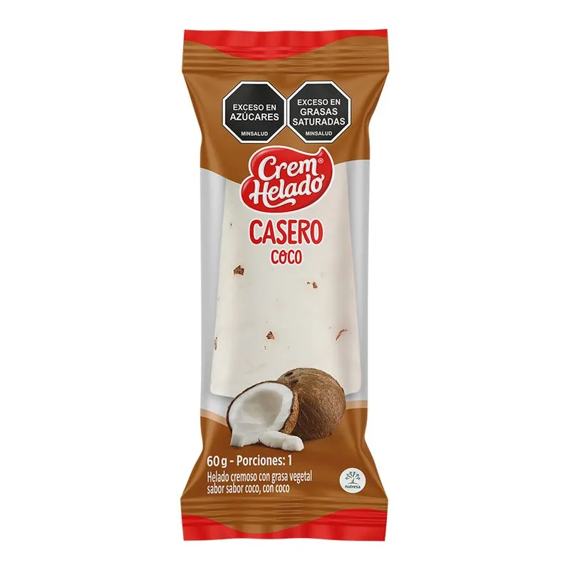 Helado Casero Coco 60 Gr