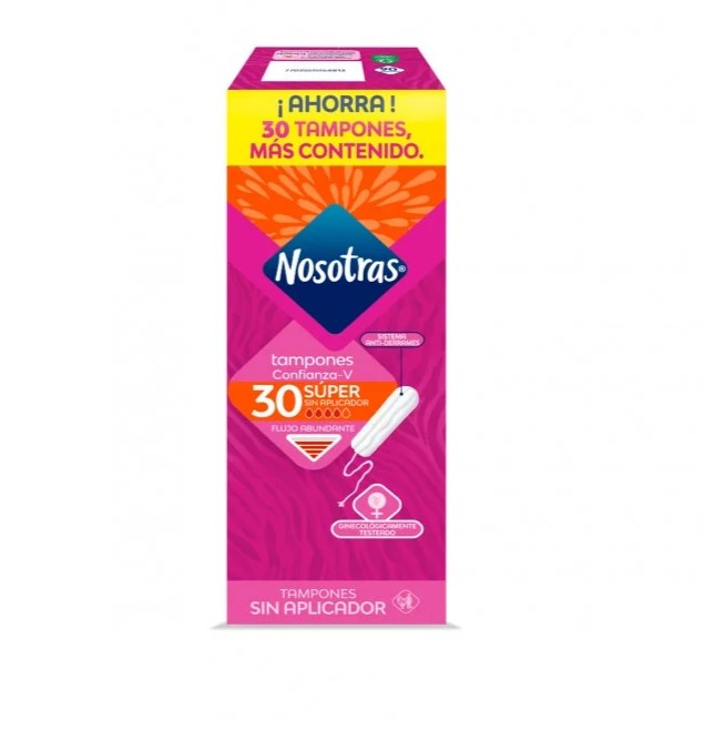 Tampones Nosotras Digital Regular Sin Aplicador