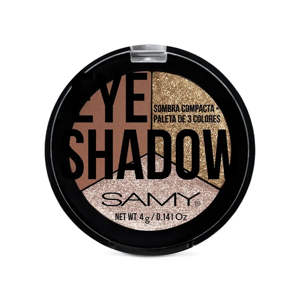 Sombra Compacta Trío Nude Glam #22 Samy