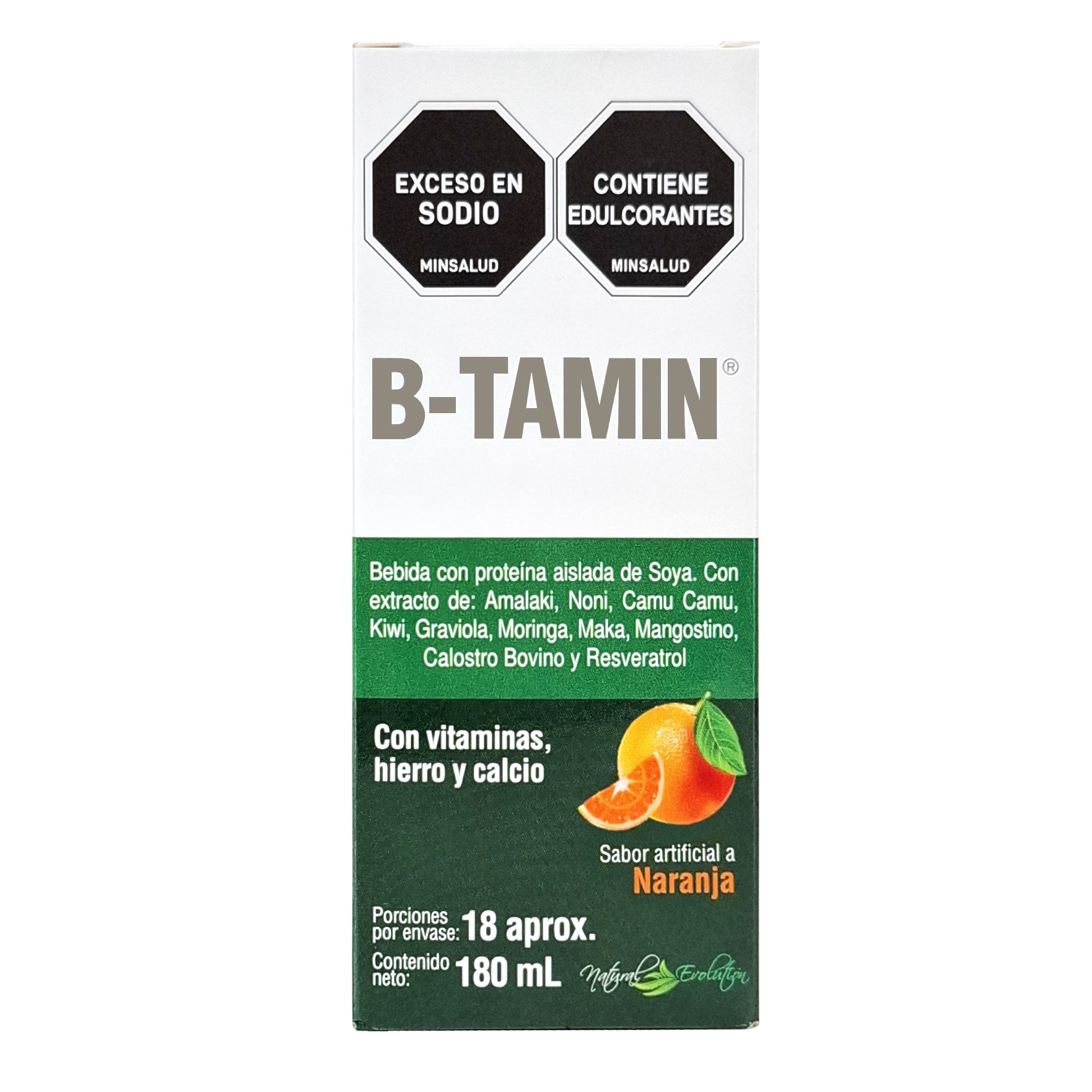 B-tamin Jarabe Suplemento Sabor A Naranja