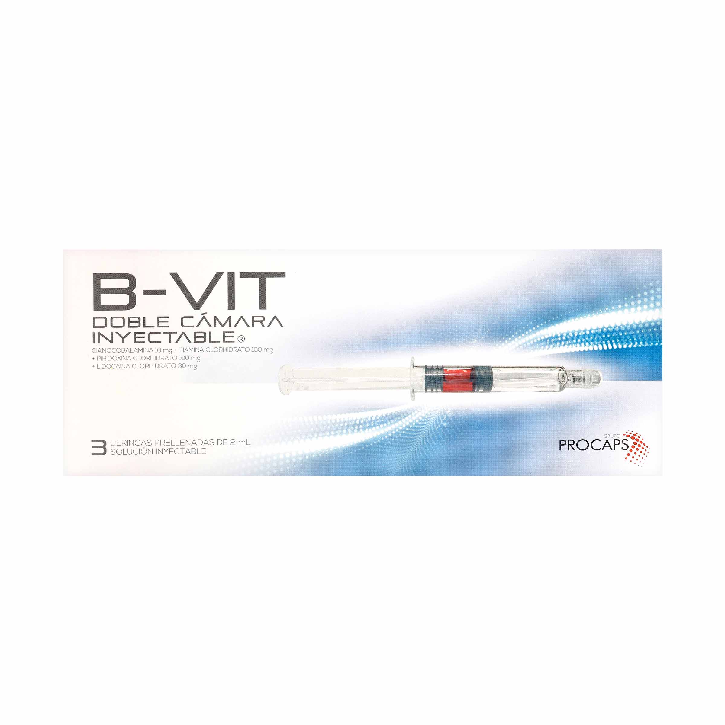 B-Vit Dc Doble Camara Solucion Inyectables Jeringa Prellenada