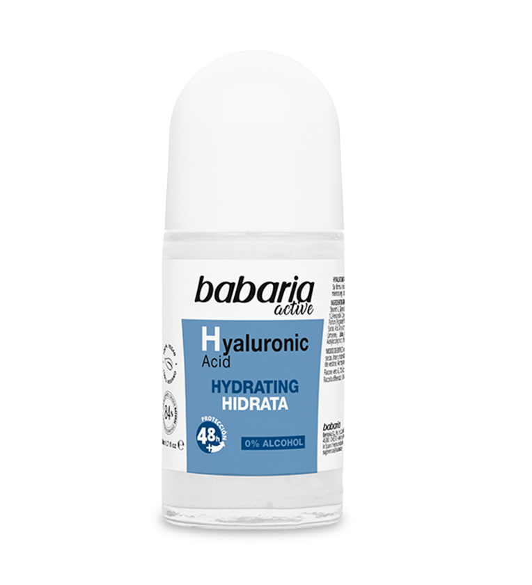 Desodorante Rollon Babaria Acido Hialuronico Hidrata 50 mL