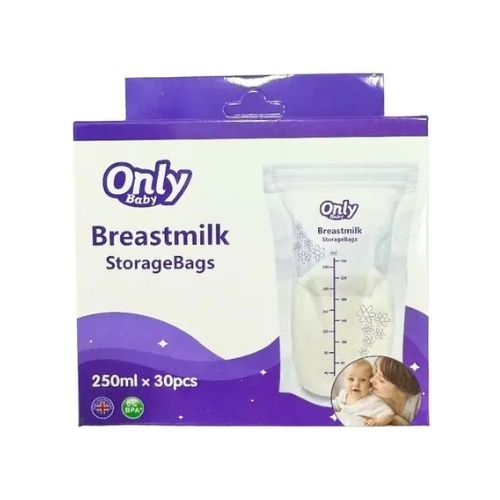 Bolsa Para  Leche Materna 30 pcs 250 mL (Breastmilk) Only Baby)