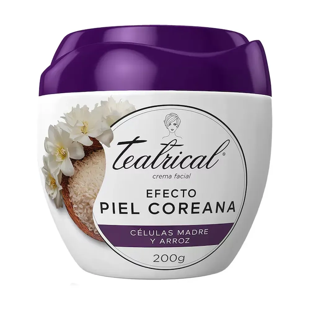 Teatrical Crema Humectante Coreana Celulas Madre Y Arroz