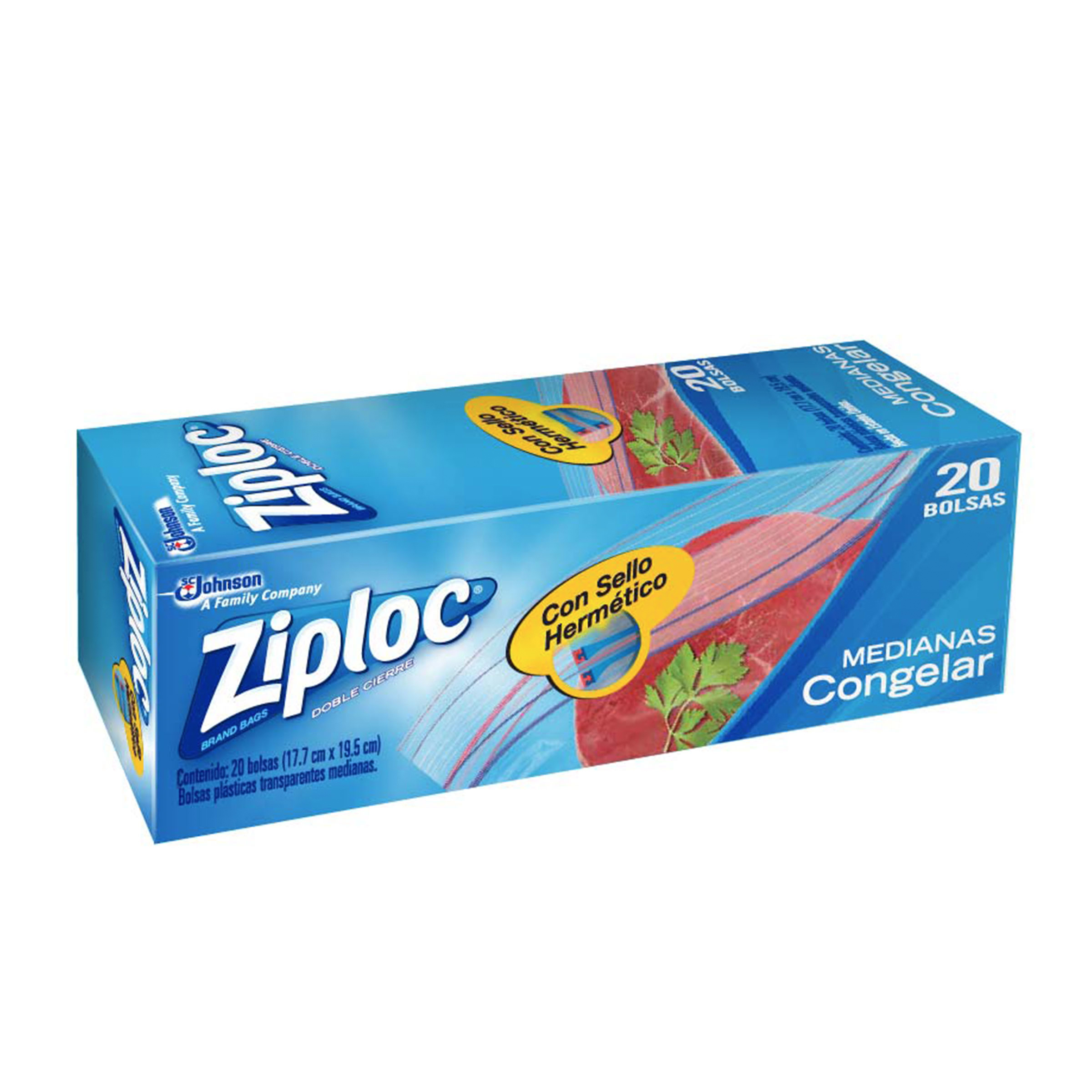 Ziploc Bolsas Reutilizable Para Congelar