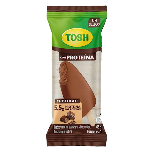 Paleta Tosh Con Proteina Sabor Chocolate 65 Gr