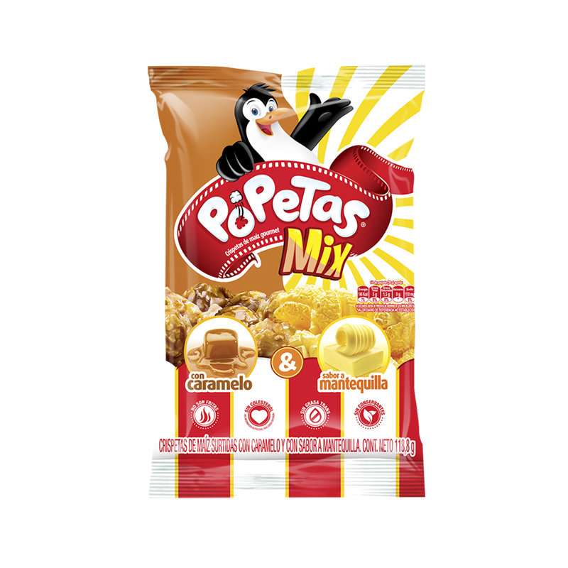 Popeta Familiar Caramelo Mantequilla 118 Gr