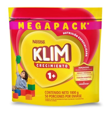 Leche En Polvo Klim 1 + Crecimiento