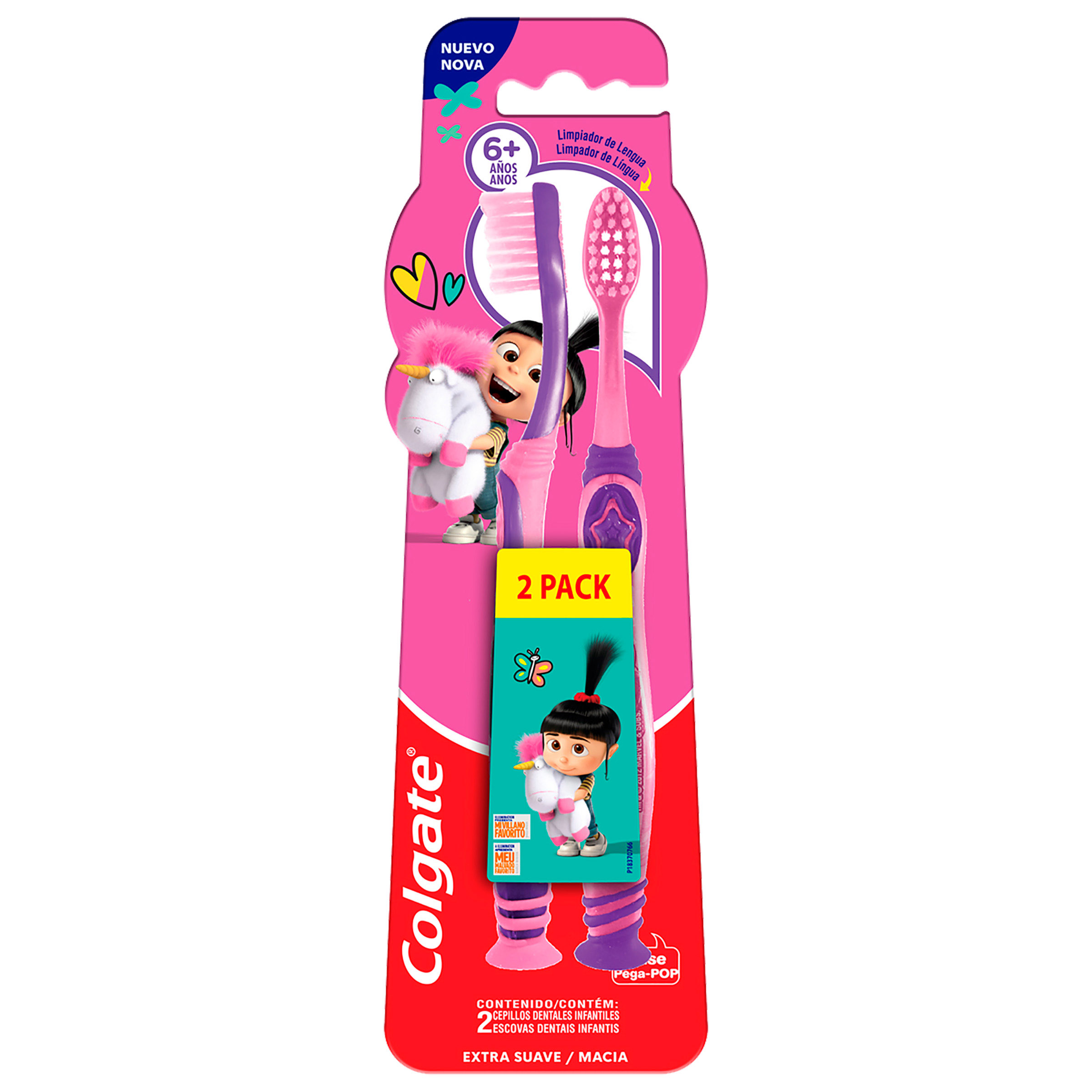 Cepillo Dental Colgate Minions Agnes 6+
