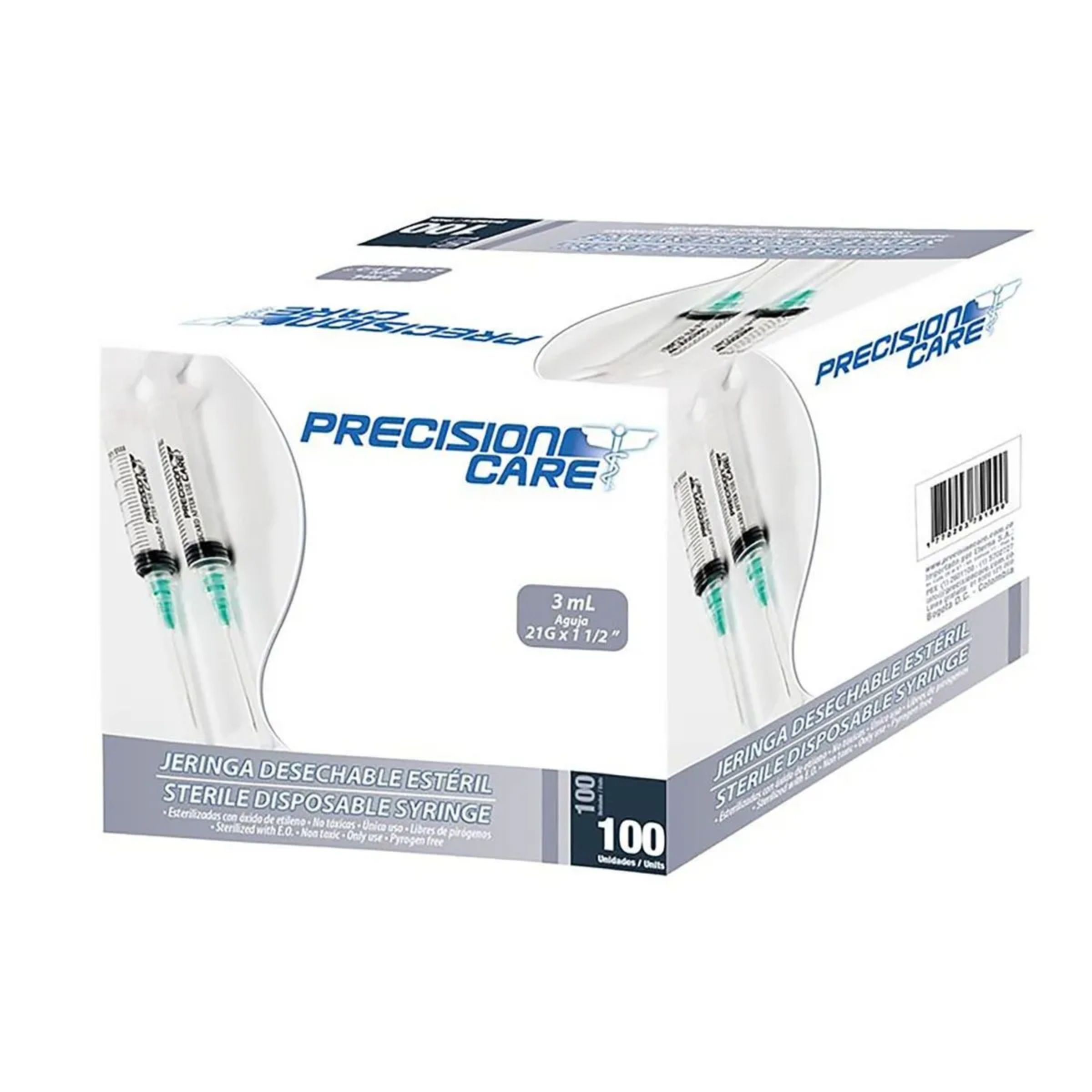 Jeringa 3P 10 mL 21 G X 1.1/2 " Inverfarma