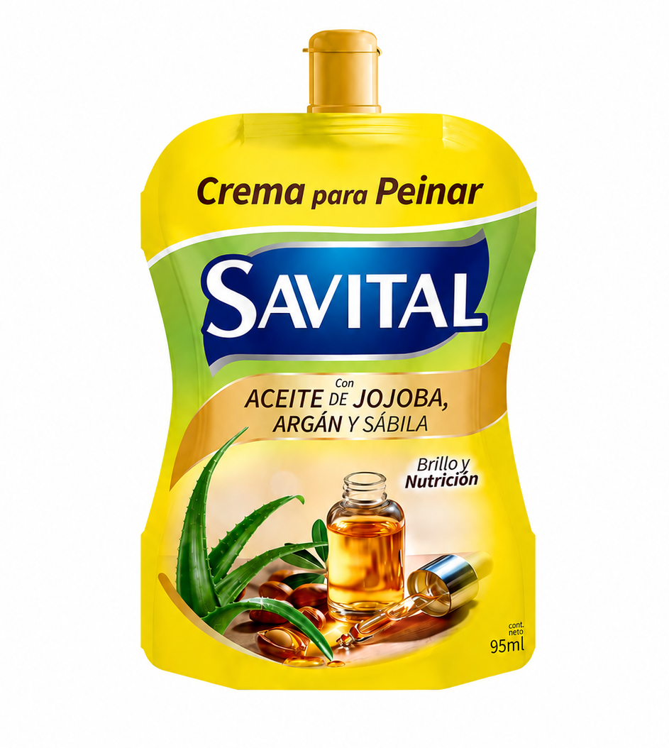 Crema Para Peinar Savital Nutricion Brillo