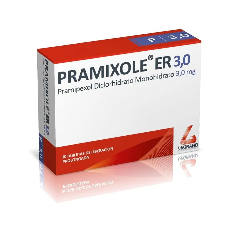 Pramixole Er Pramipexol Diclorhidrato Monohidrato 3.0 Mg Tabletas De Liberacion Prolongada