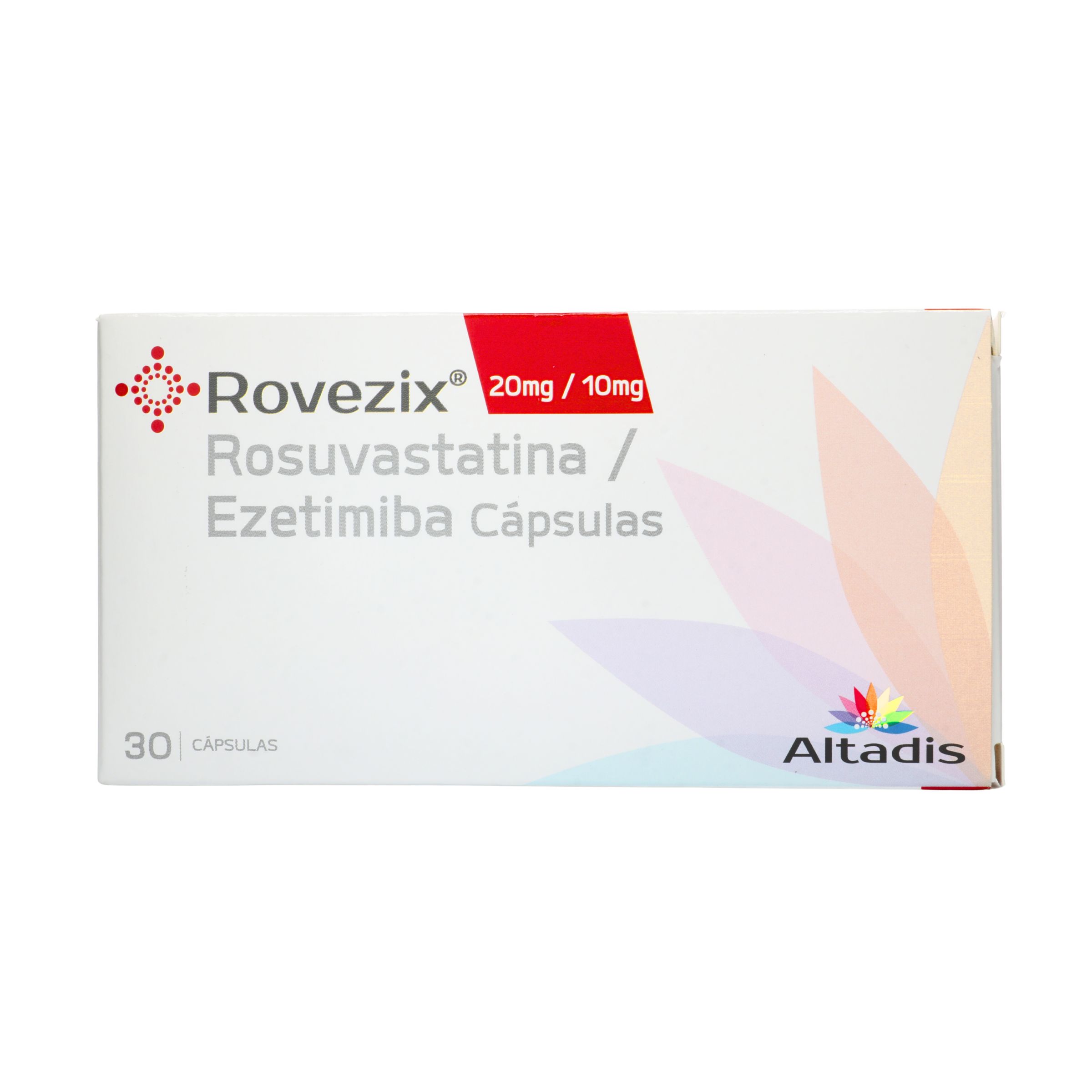 Rovezix Rosuvastatina Ezetimiba 20/10 Mg