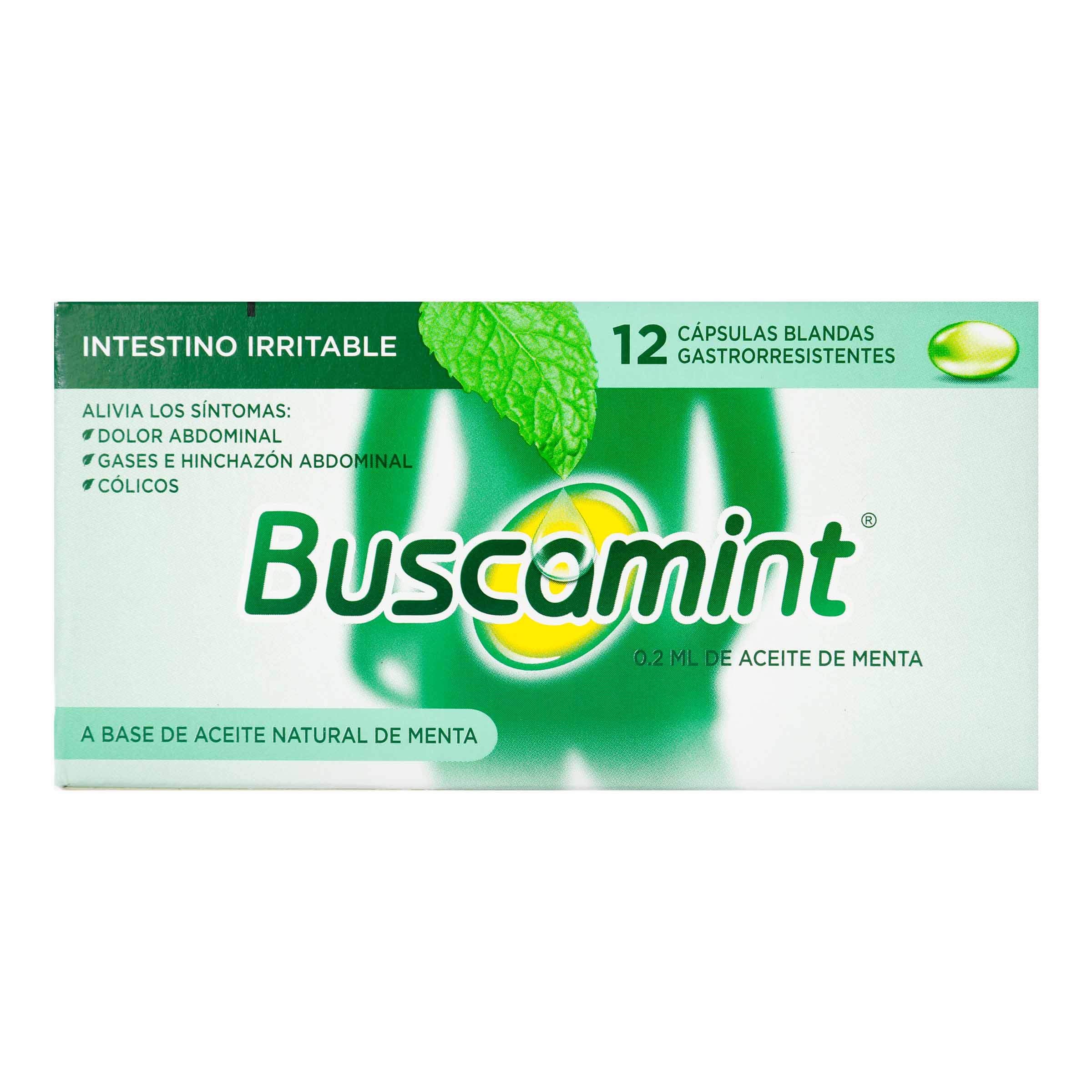 Buscamint Aceite De Menta .2 Ml Capsulas Blandas Gastrorresistentes