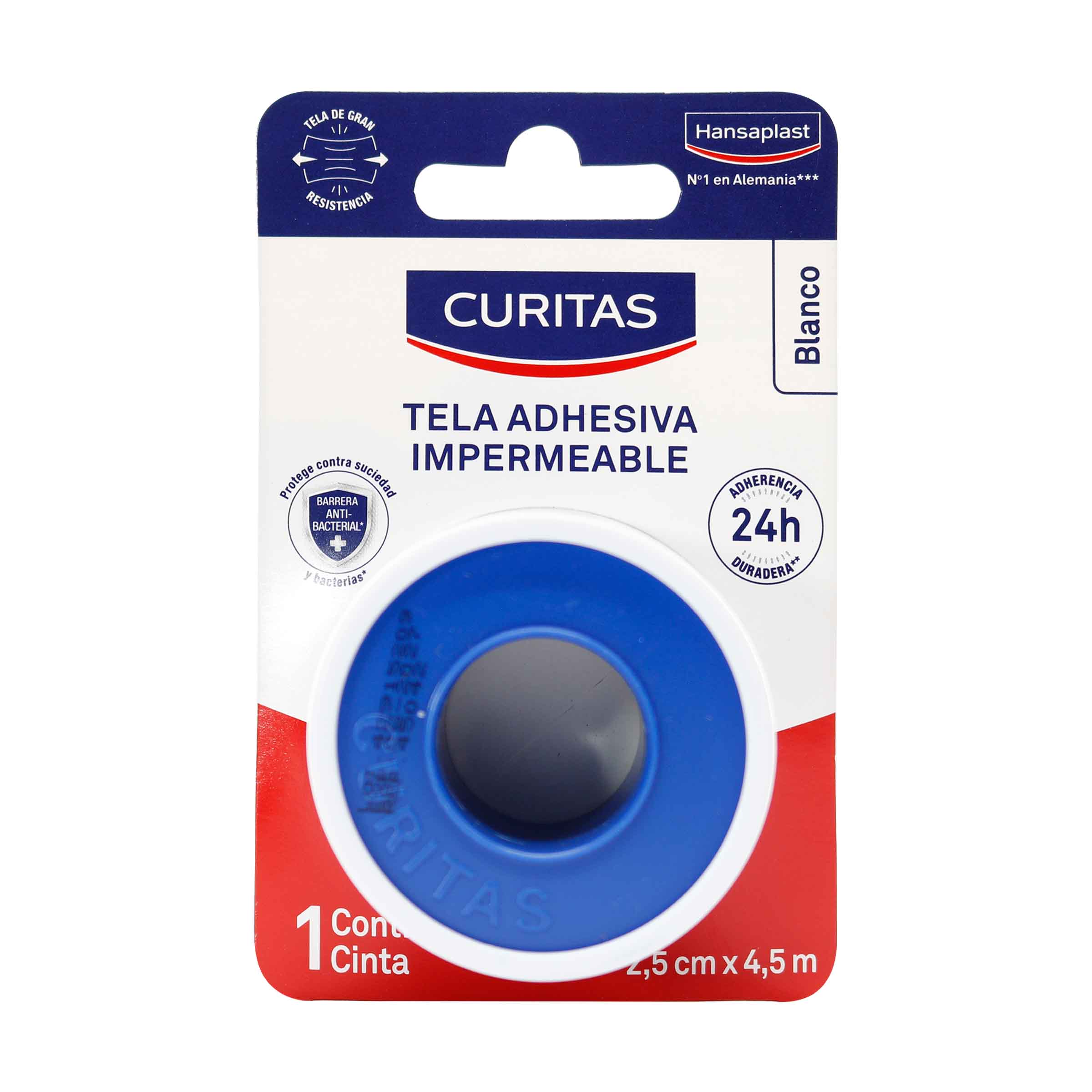 ESPARADRAPO BLANCO 4.5 M X 2.5 CM