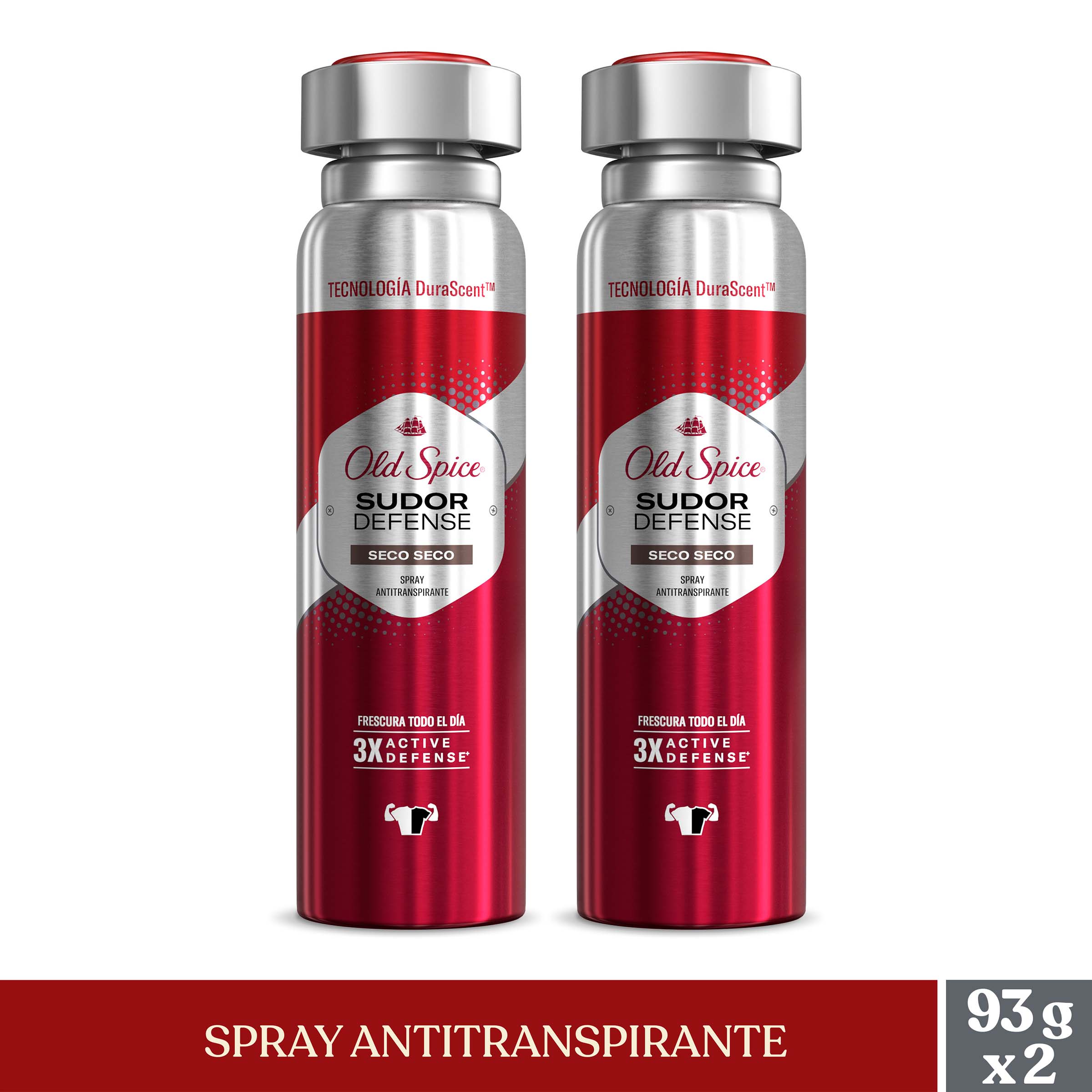 DESODORANTE OLD SPICE SUDOR/SECO SPR 93 GR 2X1