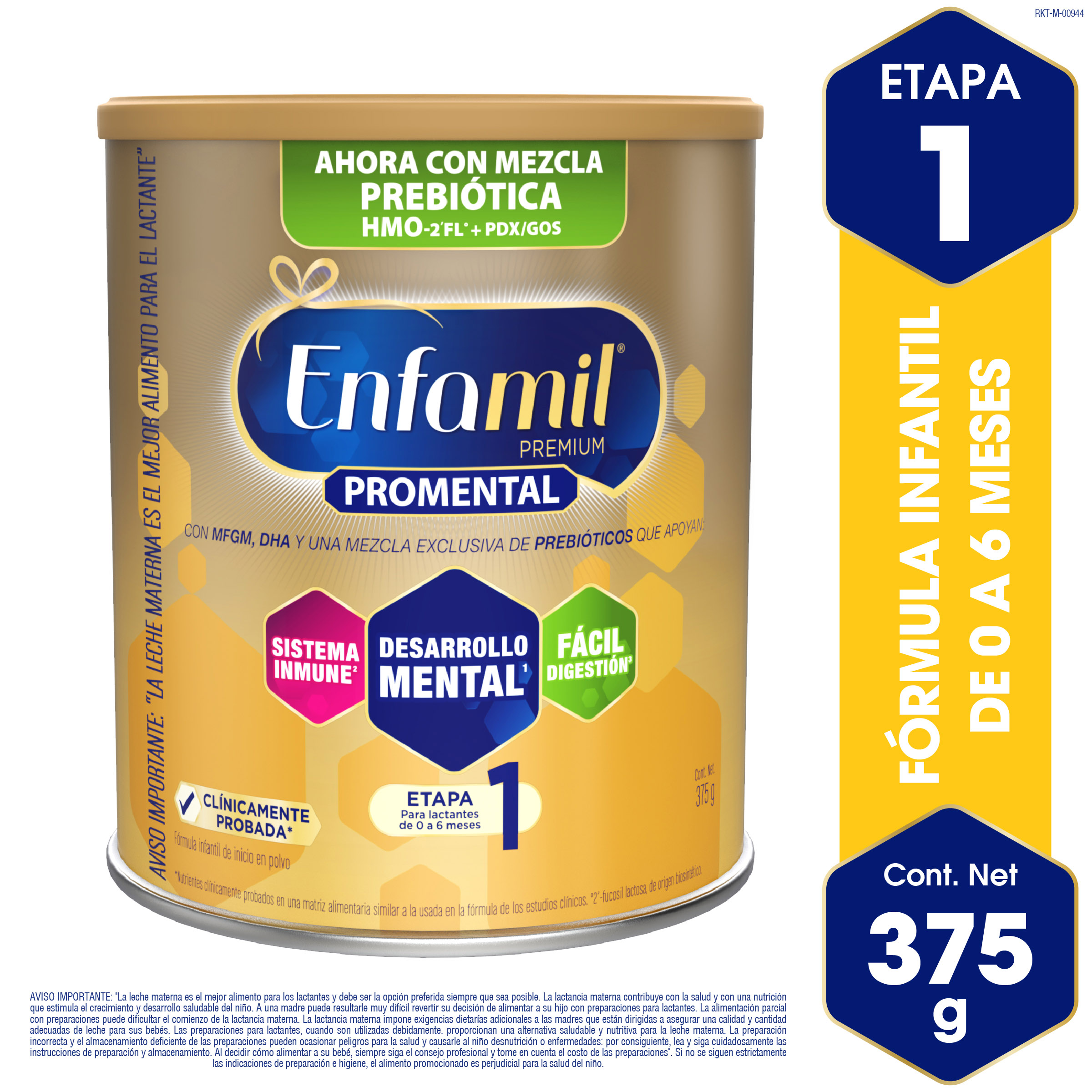 Fórmula Infantil Enfamil Premium 1 Dha+mfgm Lata X 375 Gr