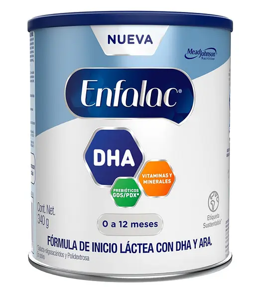 LECHE ENFALAC DHA 0-12 MESES 340 GR