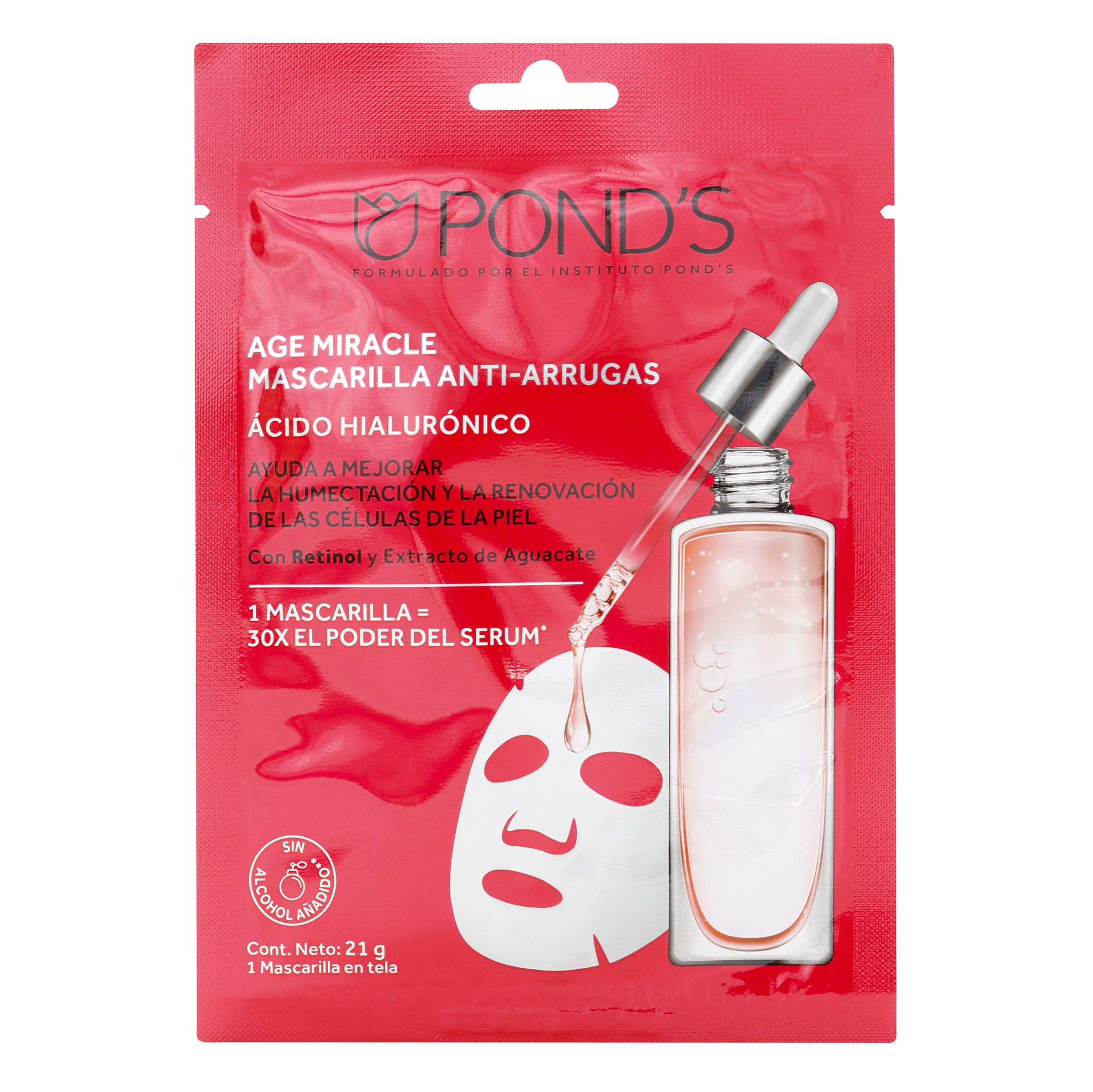 MASCARILLA PONDS AGE MIRACLE ANT ARRUGAS  1 SB