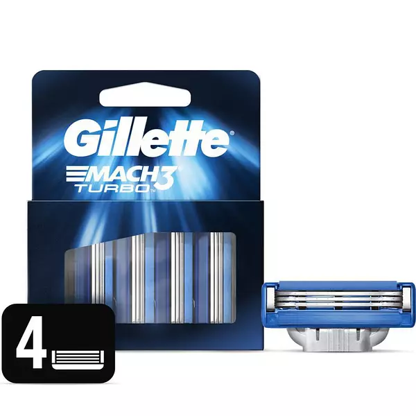 REPUESTO MAQUINA  AFEITAR MACH 3 TURBO 4 UNI