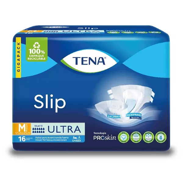 PAÑAL TENA SLIP ULTRA MEDIO 16 UNI