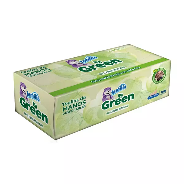 TOALLAS PARA MANOS FAMILIA 100 UNI