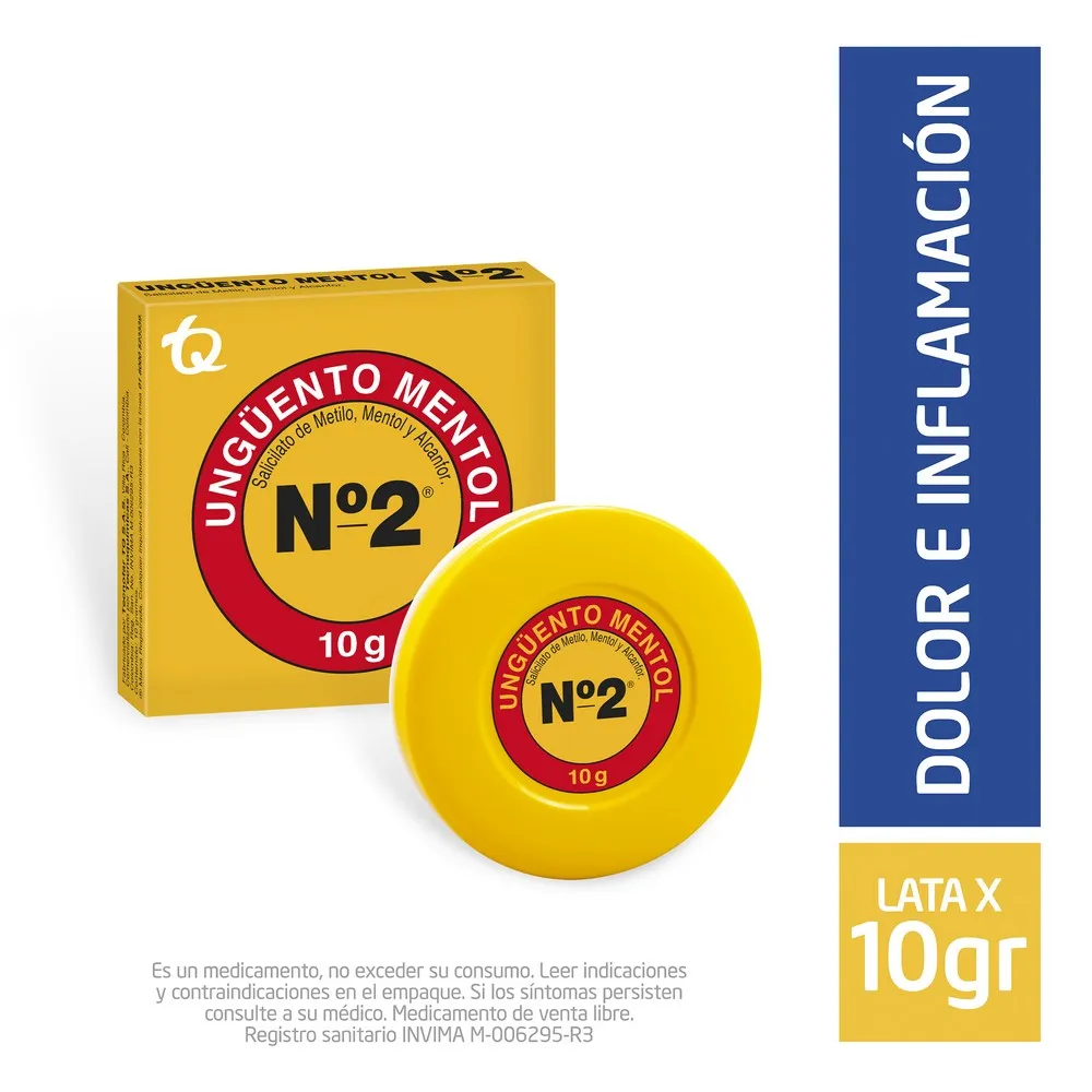 UNGUENTO MENTOL # 2 10 GR