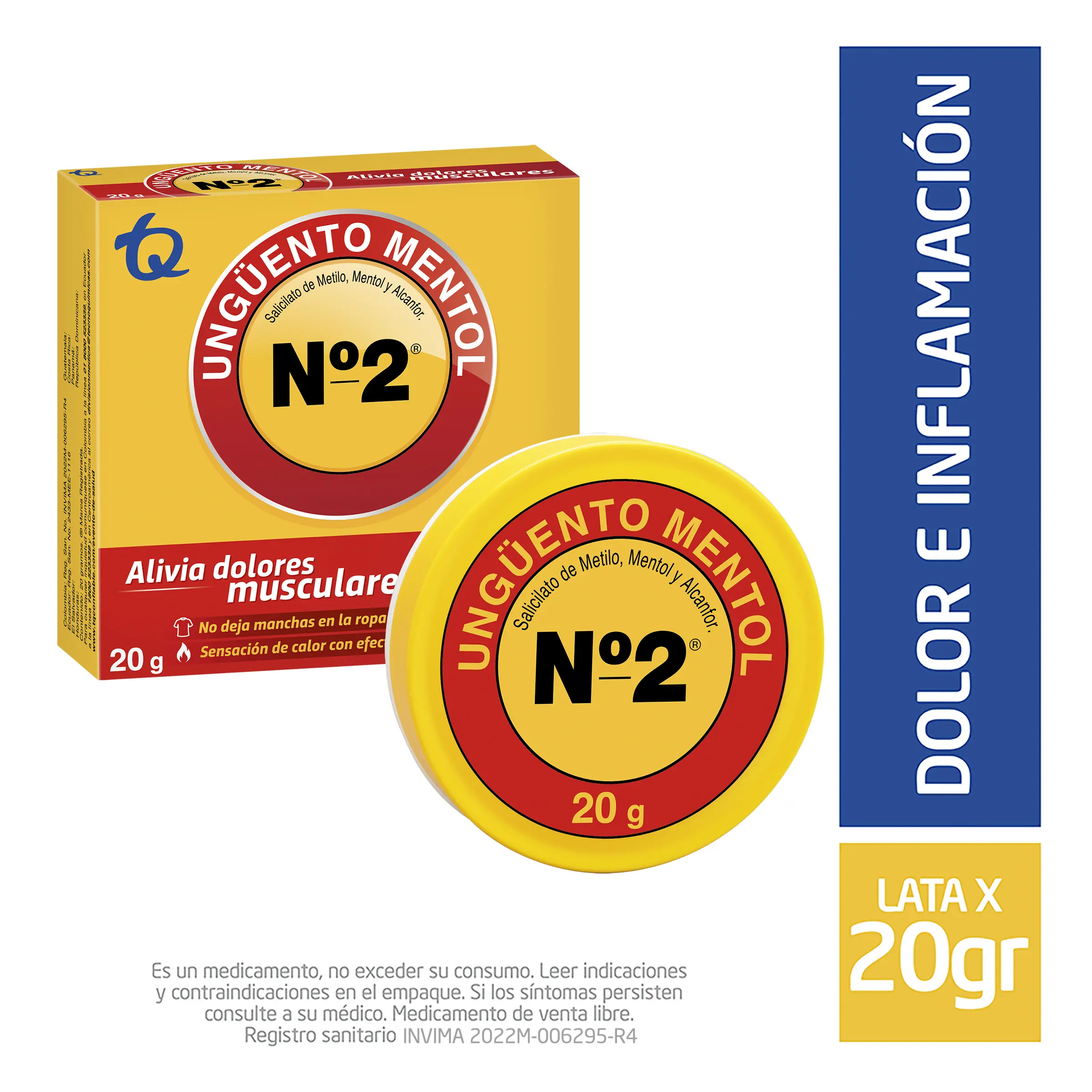 UNGUENTO MENTOL # 2 20 GR