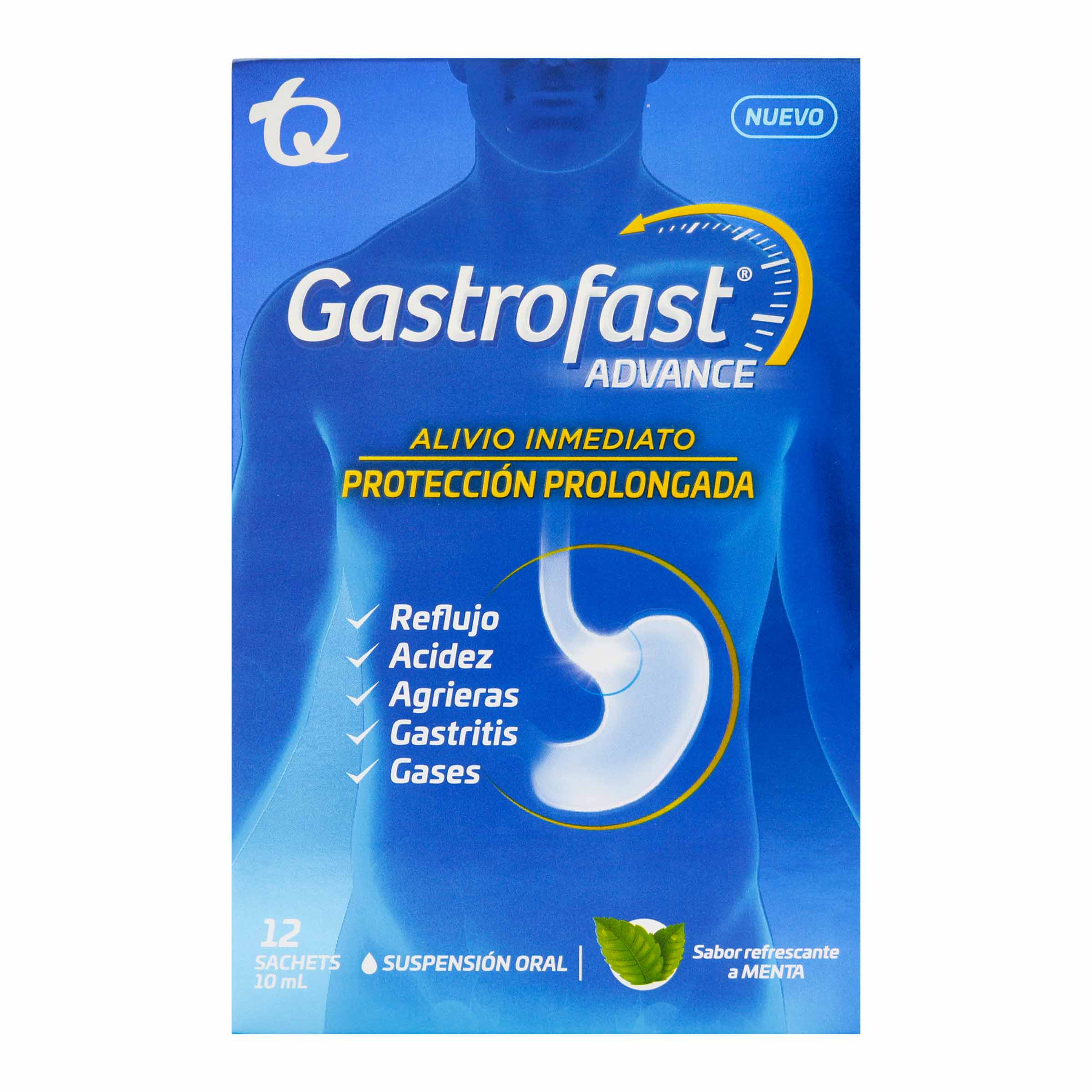 Gastrofast Advance Suspensión Oral Sabor A Menta