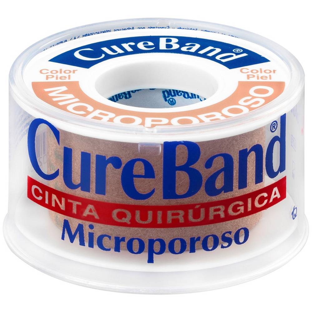 Cinta Quirurgica Microporoso Color Piel 1 2/3 Cure Band