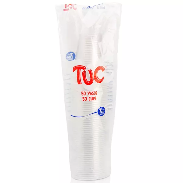 VASOS PLASTICO TUC X 50 UNI