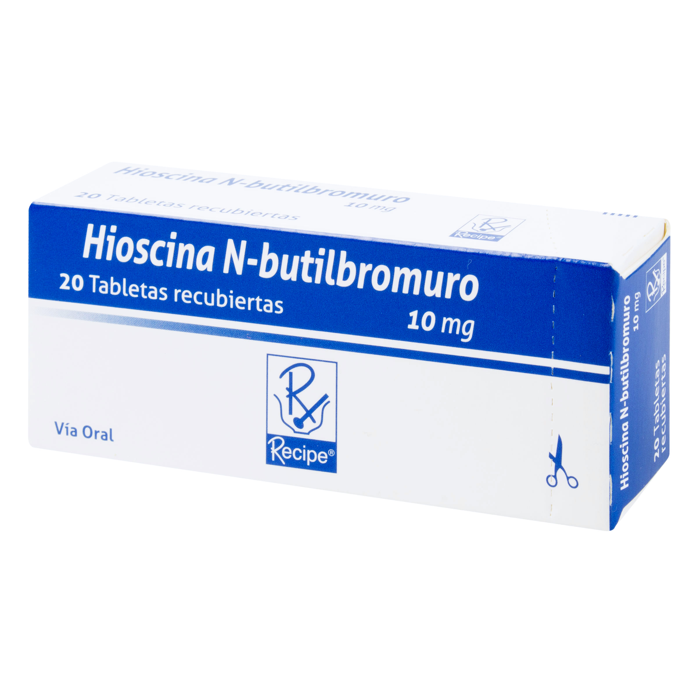 N BUTIL HIOSCINA 10 MG 20 TAB BS