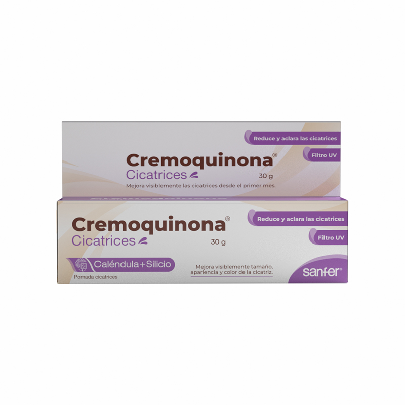 Cremoquinona Cicatrices Caléndula + Silicio
