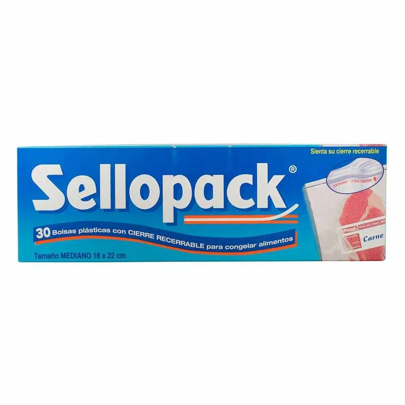 BOLSAS PLAST CON CIERRE SELLOPACK 30 UNI