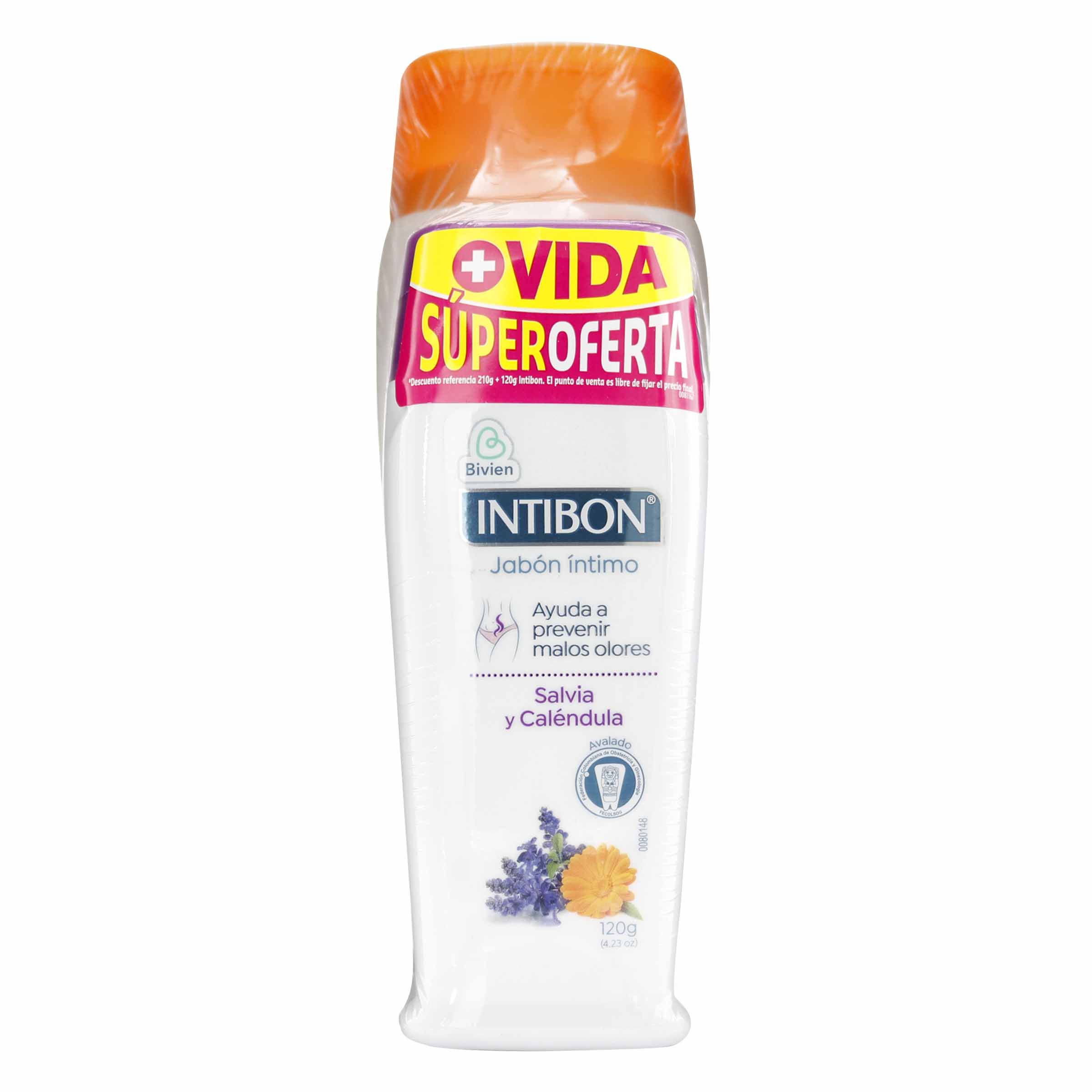 JABON INTIMO INTIBON CALENDULA 210 ML+JAB.SALVIA 120 GR