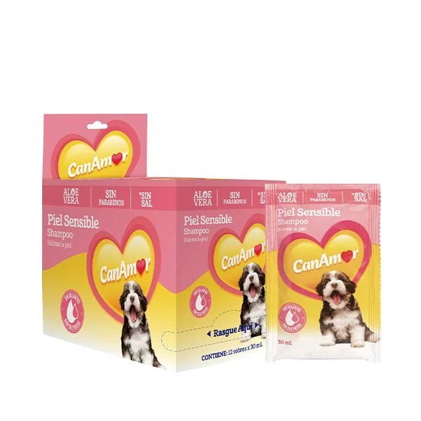 SHAMPOO PIEL SENSIBLE 12 UNI DOG CANAMOR
